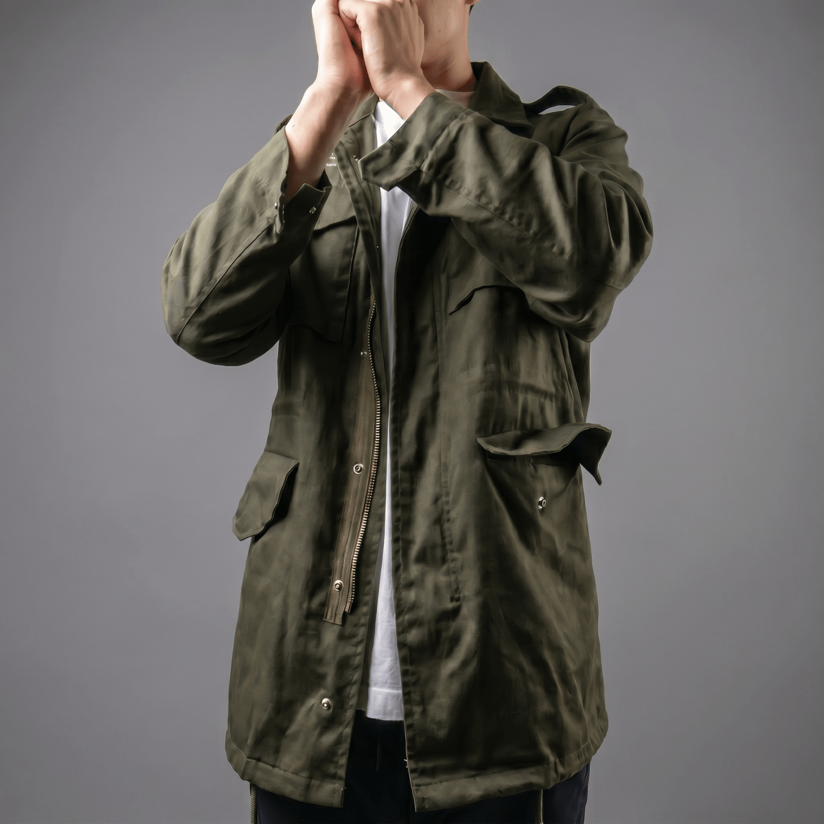 M65 Military Jacket (Male Loneliness Jacket) studio grey - Raiment Media