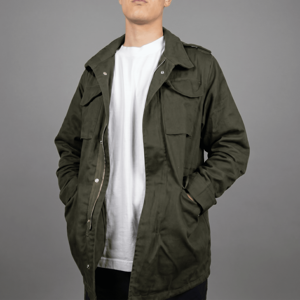 M65 Military Jacket (Male Loneliness Jacket) studio grey - Raiment Media