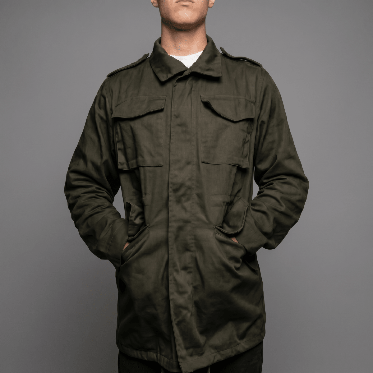 M65 Military Jacket (Male Loneliness Jacket) studio grey - Raiment Media