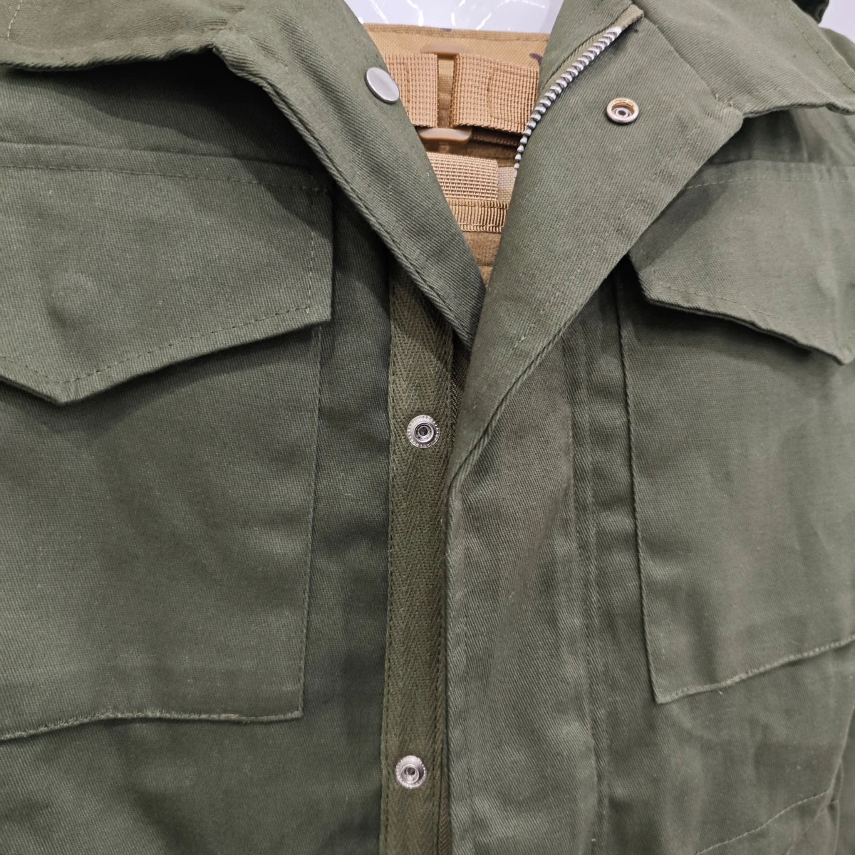 OEM Custom M65 Men'S Tactical Windbreaker Jacket Resistant Zipper Closure Short Outdoor Hiking & Hunting Coat - Raiment Media